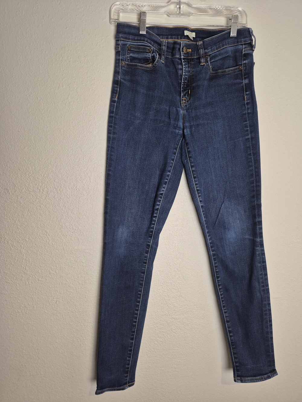 J. Crew Skinny Jeans in Dark Blue Wash.Size 28/30